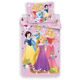 Disney Prinzessinnen Design Kuschelige Bettwäsche Baumwolle, 140x200 cm, & 70x90 cm,