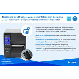 Zebra Technologies Zebra ZT231 Etikettendrucker Thermotransfer Bluetooth USB LAN