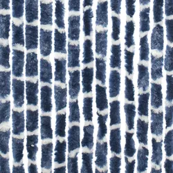 Travellife Chenille Stripe blau/weiß 56x185cm EINHEITSGRÖSSE