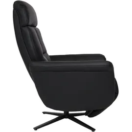 Mendler Relaxsessel HWC-L10, Design Fernsehsessel TV-Sessel Liegesessel, Liegefunktion drehbar, Voll-Leder ~