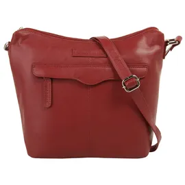 Bruno Banani Umhängetasche Leder Red