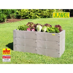 Juwel Hochbeet "Timber" 3er-Set in Holzoptik, nordic wood (18 Bausteine)