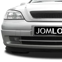 Kühlergrill ohne Emblem mit Chromrahmen und Wabengitter, schwarz passend für Opel Astra G