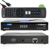 Octagon SPIRIT 4K UHD Android 9 IP-Receiver HDR10+ Dual-WiFi, LAN, Bluetooth HDMI USB 3.0)