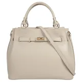 Samantha look Handtasche echt Leder, Damen, | Made in Italy, geräumige Henkeltasche mit Smartphonefach | 022173 - Einheitsgröße