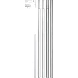 GAH Alberts Fahnenmast Zylindrische Form Aluminium zum Einbetonieren Ø 5 cm x 620 cm