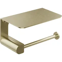 GESSI Rilievo, WC-Papierrollenhalter mit Deckel, Wandmontage, 59449727, Farbe: Messing