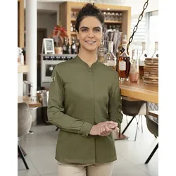 KARLOWSKY Damenkochjacke Green-Generation - moss green - 46