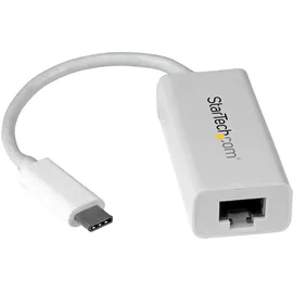 Startech USB-C auf Gigabit Ethernet Adapter Weiß