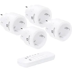 SONERO Funksteckdosen-Set S-RCS104, 1 Sender, 4 Empfänger, weiß
