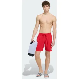 adidas 3-Streifen Badeshorts Rot S