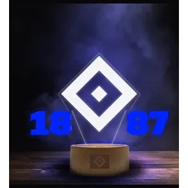Hamburger SV LED Licht 2023 Blau Erwachsene