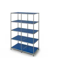 Floordirekt Metallregal 78 x 40 x 118 cm Blau