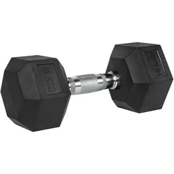 Kurzhantel Hexagon - Hantel - Dumbbell - Pro Stück - 1 bis 40 kg grau 12,5 kg