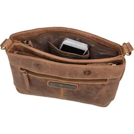 GREENBURRY Vintage Umhängetasche Leder Brown