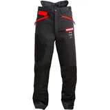 Oregon - Schnittschutzhose Waipoua Schwarz/rot Größe M