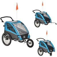 Homcom 3in1 Kinderwagen blau