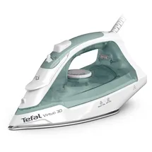 Tefal Virtuo 30 Dampfbügeleisen, 2000 W, 27 g/Min. Dampfabgabe, 120 g/Min. Dampfstoß, 30 Sek. Aufheizzeit, Vertikaldampf, Tropfstopp, Präzisionsbügelspitze, Eukalyptus,