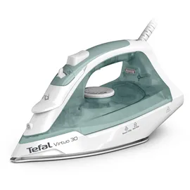Tefal Virtuo 30 Dampfbügeleisen, 2000 W, 27 g/Min. Dampfabgabe, 120 g/Min. Dampfstoß, 30 Sek. Aufheizzeit, Vertikaldampf, Tropfstopp, Präzisionsbügelspitze, Eukalyptus,