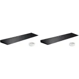 Vevor Schwellenrampe Vollgummi Laderampe 90x20x3cm schwarz