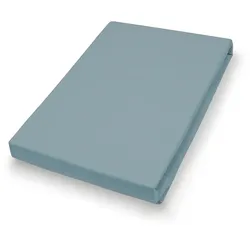 Spannbettlaken Jersey aqua - türkis
