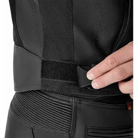 RST S1 Mesh D3O Lederjacke Schwarz 3XL