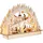 Brubaker Lichterbogen LED Schlittenfahrt im Wald 22 x 32 x 9 cm