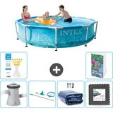 Frame Pool Rund - 305x76 Cm - 7-teilig  S217