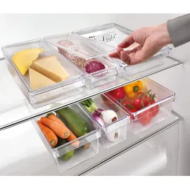 Metaltex Kühlschrank-Organizer 10 x 36 x 5 cm transparent