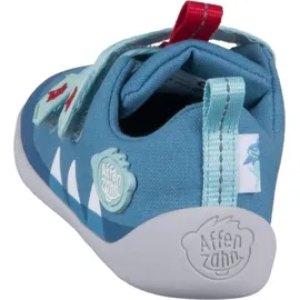 Affenzahn Barfußschuh Lucky Hai Hellblau / Rot 27