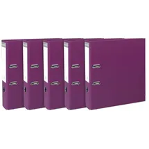 Exacompta Premium-Ordner DIN A4 80 mm Fuchsia 5 St.