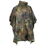 MFH Regenponcho Regenponcho, Rip Stop, flecktarn, ca. 144 x 223 cm bunt