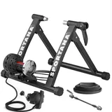 Sportana SPORTANA® Rollentrainer 6 Gänge 26-28 Zoll 150 kg belastbar Geräuscharm Stahl Klappbar Schaltung Fahrradtrainer Heimtrainer zuhause Indoor Fahrrad