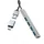 Hama USB-Hub 4 Ports grau