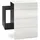 Vladon Nachtschrank Queens 60 x 63 x 36 cm Weiß