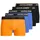 JACK & JONES JACTHEODORE SOLID TRUNKS blau/orange/schwarz/weiß XXL 5er Pack