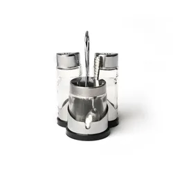 Comas Salz/Pfeffer/Senf-Set Paris Model Vinagr/Saleros/Quese