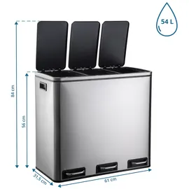 HJH Office Clean 9 54 l Silber