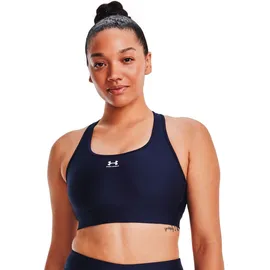 Under Armour Heatgear Padless Sport-bh Mittlerer Halt - Midnight Navy / Midnight Navy / White - XL