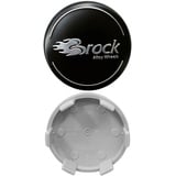 4 Stück Original Brock Nabendeckel 60mm Schwarz Matt EM124 4er-Set Nabenkappen Felgenkappen Nabenabdeckungen Radnabendeckel