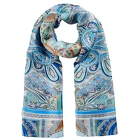 Codello SCARF SILK PONGÉ PAISLEY 52X180CM - 1 Stück