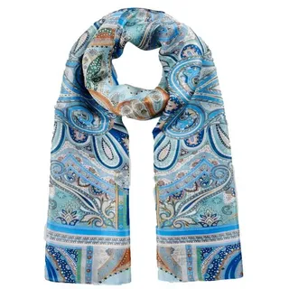 Codello SCARF SILK PONGÉ PAISLEY 52X180CM - 1 Stück