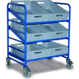 Cordes VARIOfit Eurokastenwagen mit 6 Kunststoffkästen