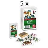 ASS Altenburger Spiel Skat,Spielkarten, Skatkarten, deutsches Bild, Blatt, Kornblume, Deutsches Blatt, Ideal als Party Spiele, Geschenke, Kollektion bunt