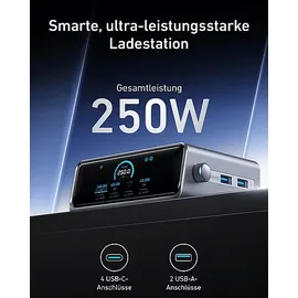 Anker Prime GaN-Prime Ladegerät Silber