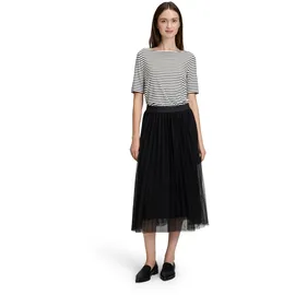 Betty & Co Midirock Damen Plissee Schwarz 42
