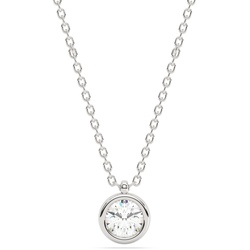 Diam Addict Halskette 585 Weißgold mit im Labor gezüchtetem Diamanten