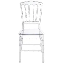 vente-unique Stuhl Ambelon Polycarbonat transparent 2er Set