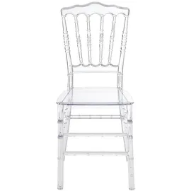 vente-unique Stuhl Ambelon Polycarbonat transparent 2er Set