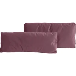 Sofakissen PLACES OF STYLE "Bloomfield", rosa (altrosa), B:75cm T:20cm, 100% Polyester, Polsterauflagen, Sofa-Zubehör, Kissenset: bestehen aus einem Vorlagekissen und einem Nierenkissen